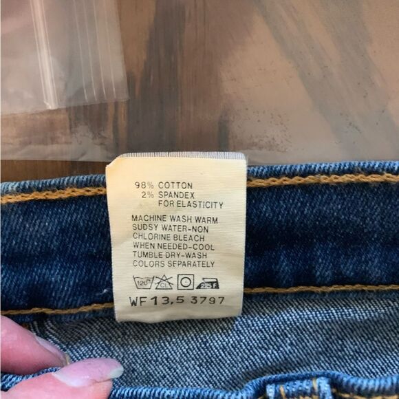 Jordache vintage 80s high rise straight leg mom boyfriend jeans size 14 - Picture 9 of 10